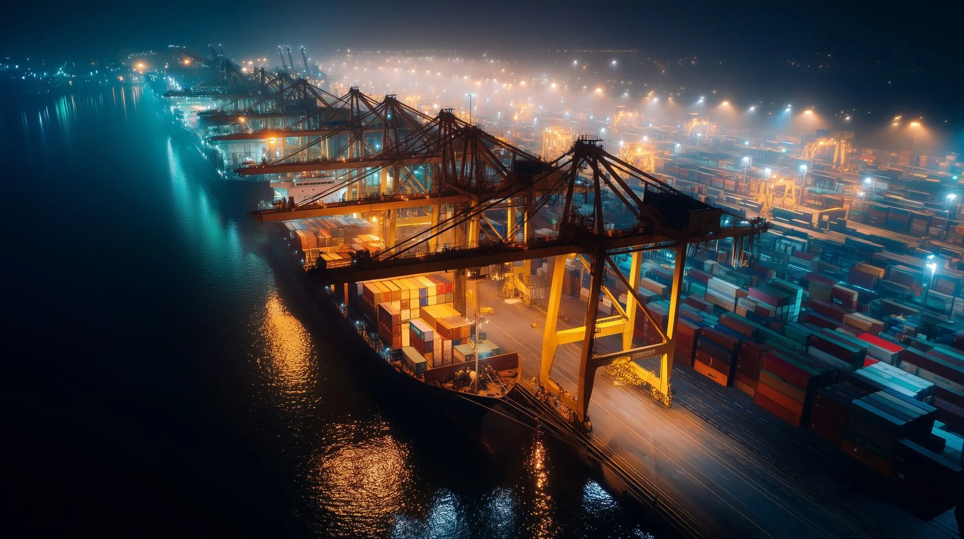 Contenedores de carga en puerto de Asia — Trifecta inspecciones de importación